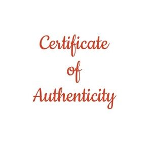Certificate of Authenticity